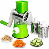 Manual Vegetable Cutter Slicer Round ,Grater, 3 in1 Slicer